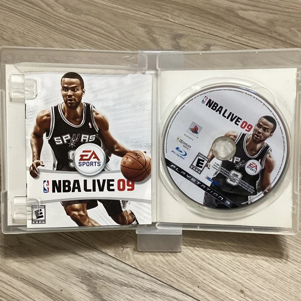 NBA Live 09 Sony PlayStation 3 PS3 Video‎ Game Complete Disc Case Manual